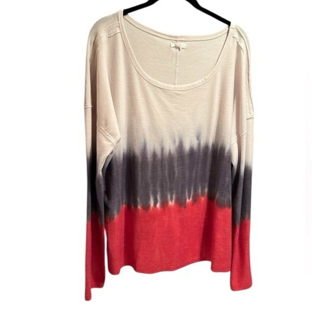 Maurices women’s red, white, and blue long sleeved shirt size XL